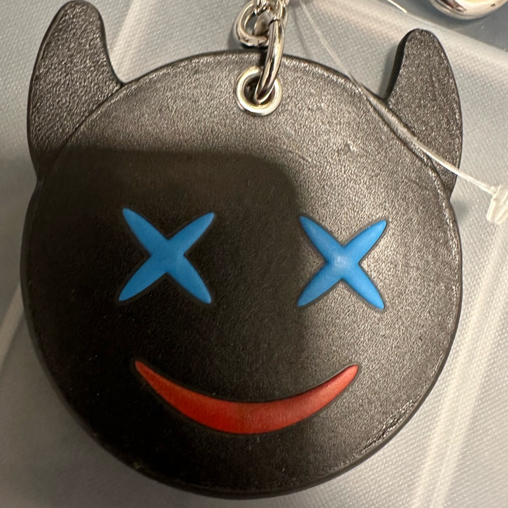 Coach Emoji Charm, Black, NWT